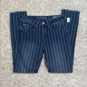 Super cute Stripped skinny jeans!!